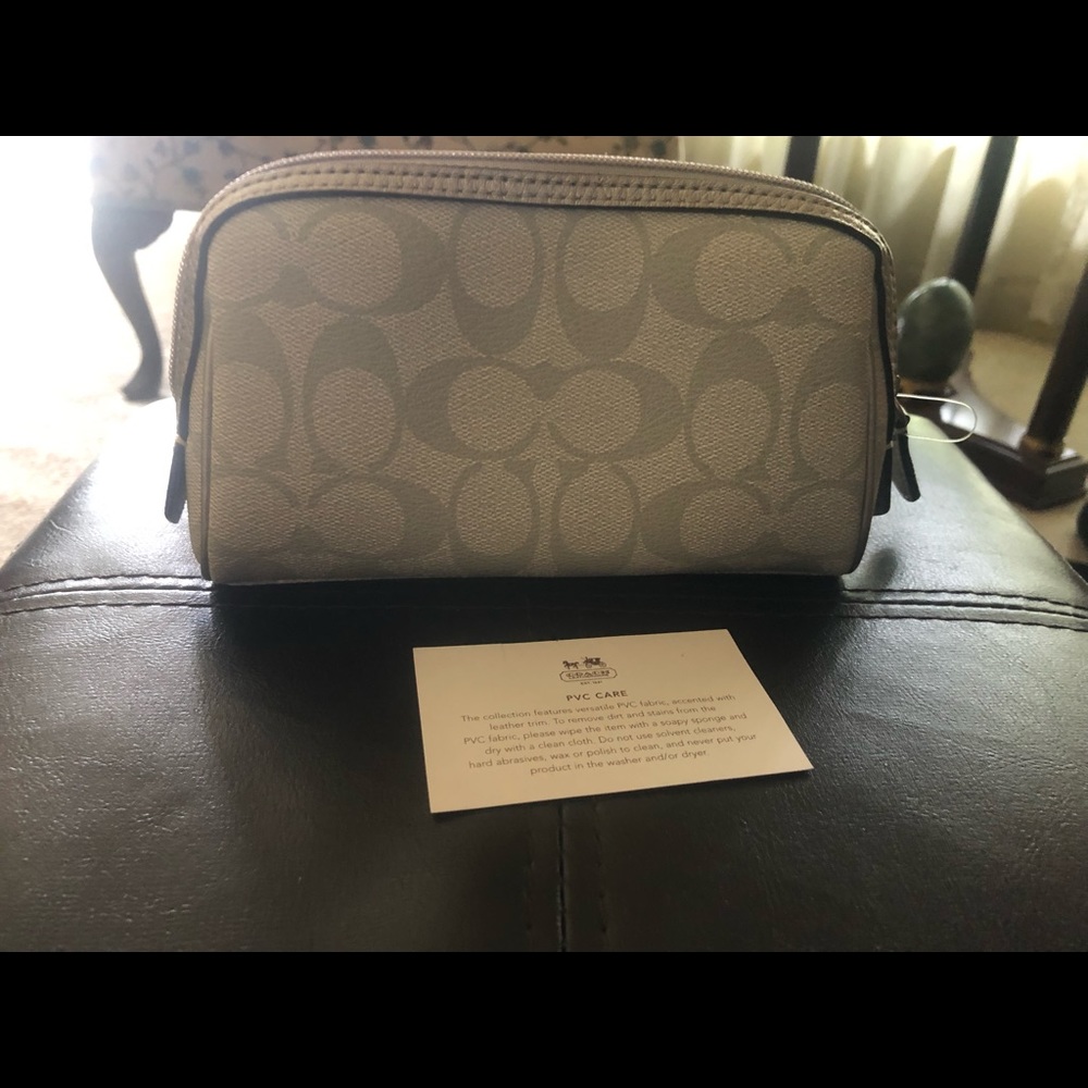 Coach small accessory/makeup bag